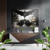 Batman Brushed Aluminium Dibond Wall Art.